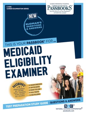 cover image of Medicaid Eligibility Examiner